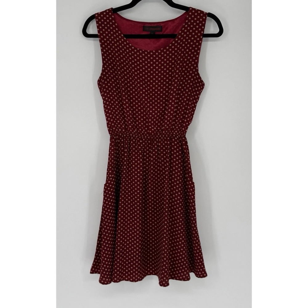 SM Wardrobe Dress Women M/L Red Polka Dot Pin Up Rockabilly Retro Steampunk